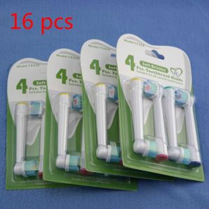 16 Pcs Eb 17 SB-17A Elektrische Vervangende Opzetborstels Voor Oral B Elektrische Tandenborstel Hygiëne Zorg Schoon