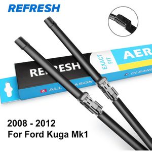 Refresh Ruitenwissers Voor Ford Kuga Mk1 / Mk2 Fit Pinch Tab Armen/Drukknop Armen Model Jaar van Tot