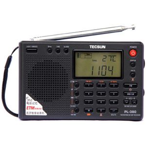 Tecsun PL-380 Dsp Pll Fm Mw Sw Lw Digitale Stereo Radio Wereld-Band Ontvanger Radio Draagbare Volledige Band Stereo kleine Size Radio