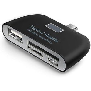 Kebidu 3 In 1 Usb 3.1 Type C Tf Sd Otg Micro Usb Kaartlezer Voor Macbook Telefoon USB-C Tablet geheugen Kaartlezers Adapter