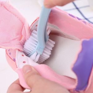 4 Side Reinigingsborstel Voor Suede Boot Schoenen Sneakers Sport Schoen Borstel bad Wc Wassen Brush Cleaner Cleaning Tools 1Pcs