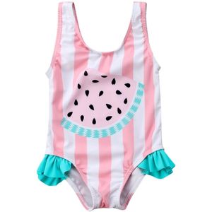 Pasgeboren Kids Baby Meisjes Watermeloen Badpak Badmode Zwemmen Bikini Beachwear