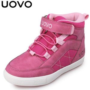 Uovo Meisjes Schoenen Herfst Winter Kinderen Lopen Schoenen Mode Kinderschoenen Warm Meisjes Sneakers Maat 28 #-37 #