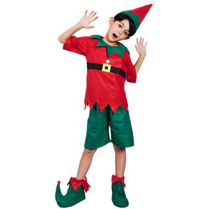 Eraspooky Eenvoudige Jaar Kleding Volwassen Kids Kerst Elf Cosplay Kerstman Helper Kostuum Carnaval Party Familie Fancy Dress