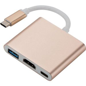 Type C Naar Hdmi USB3.1 Hub Hdmi 3 In 1 Converter Dex Voor Macbook Pro/Air Thunderbolt 3 Docking station