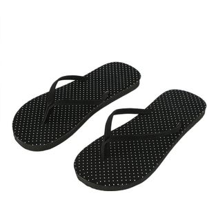 Womens Flip Flops Strand Sandalen Zwart Wit Spot Strepen Casual Platte Hakken Sandalen Mode Vrouwen Slippers #734