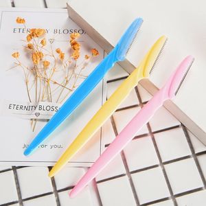 2Pcs Wenkbrauw Trimmer Draagbare Wenkbrauw Scheermesje Scheerapparaat Shaper Facial Hair Remover Wenkbrauw Tool Vrouwen Make-Up Tool