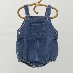 Milancel Babykleding Baby Meisjes Bodysuits Mouwloze Jongens Jumpsuits Pocket Baby Een Stuk