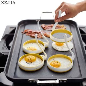 Xzjja 2 Stks/set Creativiteit Keuken Ronde Vormige Gebakken Ei Mold Non-stick Pannenkoek Ringen Mold Ei Koken Gereedschap Keuken levert