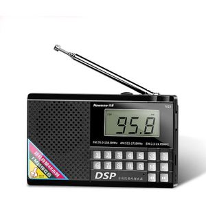 Draagbare Fm/Am/Sw Radio Mini Dsp Radio Ontvanger MP3 Speler Met Led Display Ondersteuning Power Off Geheugen tf Card U Disk Headset Play