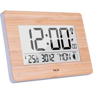 Digitale Wandklok Lcd Big Groot Aantal Tijd Temperatuur Kalender Alarm Tafel Bureau Klokken Modern Home Office Decor