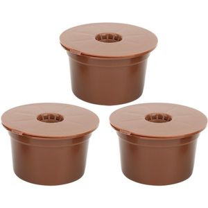 3Pcs Herbruikbare Hervulbare Koffie Capsule Filter Cup Vervanging Accessoires Fit Voor Caffitaly Bijvullen Filter Coffeeware