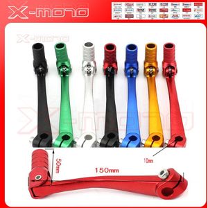 Motorfiets CNC Vouwen Aluminium Versnellingspook Versnellingspook Fit Motorfiets ATV Crossmotor Pit Fietsen Versnellingspook