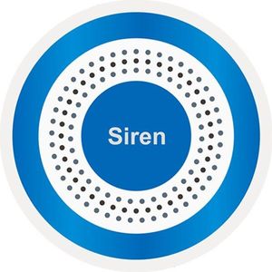 Yaosheng 433Mhz Draadloze Binnen Sirene Geluid En Licht Kan Werken Als Een Standalone Alarm Host Politie Sirenes Gsm Thuis alarmsysteem