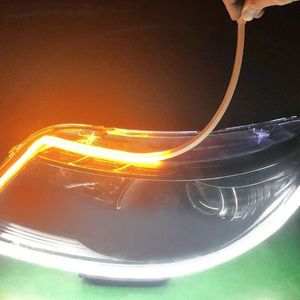 2x Ultra Dunne DRL Auto Buis LED Strip Dagrijverlichting Koplamp Wenkbrauw 24