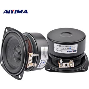 Aiyima 2 Stuks 3 Inch Full Range Sound Speakers 4 8 Ohm 20W Waterdichte Luidsprekers Glasvezel Luidspreker Voor thuis Versterker Audio