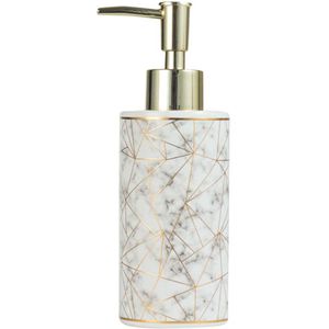 300 Ml Stijlvolle Marmeren Keramische Lotion Shampoo Zeepdispenser Pomp Fles Badkamer Set Woondecoratie Badkamer Accessoires