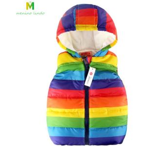 Baby kleding jongens vest meisjes lente vevelt warme jas baby herfst regenboog leuke vest kinderen kleding kids tops 1- 5 T shirt