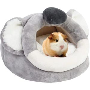 Leuke Hamster Kooi Cavia Huis Eekhoorn Bed Nest Cavy Mini Dieren Hamster Accessoires