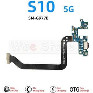Originele Usb-poort Opladen Charger Dock Connector Flex Kabel Voor Samsung Galaxy S7 Rand S8 S9 S10 Plus G950F G955F g960F G965F