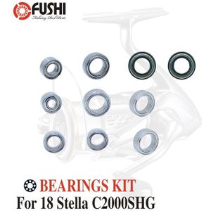 Vissen Reel Rvs Kogellagers Kit Voor Shimano 18 Stella C2000SHG / 03799 Spinnen Rollen Lager Kits