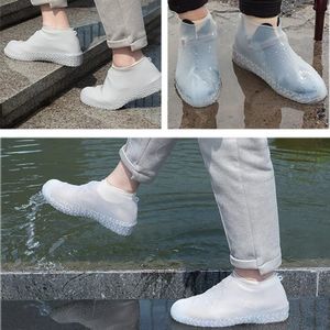 Herbruikbare Overschoenen Waterdichte Siliconen Regen Laarzen Overschoenen Vrouwen Mannen Anti-Slip Outdoor Schoen Protector Case Accessoires