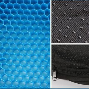 3D Ice Gel Cooling Pad Zitkussen Met Zwarte Antislip Comfortabele Massage Seat Office Chair Gezondheidszorg Pijn release