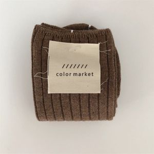 Herfst Winter Sokken Voor Vrouwen Mode Effen Kleur Toevallige Katoen Vrouwen Crew Sokken Retro Kleur Ademend