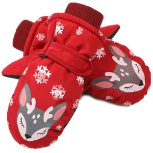 Winter Kinderen Antislip Ski Handschoenen Voor Jongens En Meisjes Baby Koud En Waterdichte Outdoor Drie-layer Winddicht En Warm