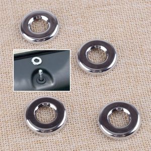 DWCX 4pcs Interieur Deurslot Bout Pin Grommet Konb Cover Trim fit voor Jeep Compass Patriot Dodge Caliber Reis