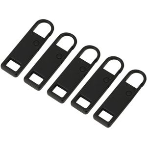 5pcs DIY Clothing Repair Replacement Luggage Durable Tents Thicken Zip Slider Pull Tabs Mirror Plating Washable Multi Functional