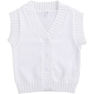 Baby Gebreide Vest Fall/Winter Wol Vest Effen Comfortabele Warme Vesten Baby Jongens Meisjes Kleding Top