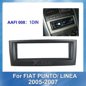 1Din Autoradio Fascia Voor Fiat Punto Linea 2005-2007 Auto Frame Inbouwen Dvd Stereo Installeren Dash Kit Dvd frame Cd Trim Adapter