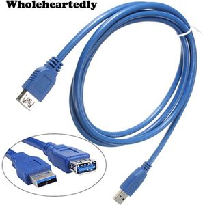 Blauw 1M 3ft High Speed Usb 3.0 Verlengkabel Een Man-vrouw Am Naar Af M/ F USB3.0 Verlengen Kabel