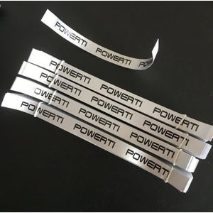 Powerti 100 Stks/partij Tennisracket Tape Lijm Viscositeit Witte Tape Sport Training Badminton/Squash Racket Tape