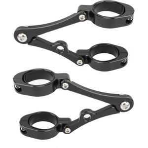 39 Mm-41 Mm Motorfiets Koplamp Beugel Mount Klemmen Cnc Universele Vork Buis Spotlight Holder Beugel Voor Harley Chopper bobber