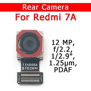 Originele Achteruitrijcamera Voor Xiaomi Redmi 7A Redmi7A 7 Een Back Belangrijkste Big Camera Module Flex Kabel Vervangende Onderdelen