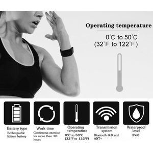 Action Gratis Arm Hartslagmeter Hand Strap Bluetooth 4.0 Ant + Fitness Smart Sensor Voor Garmin Bryton Fiets sport