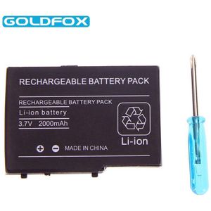 2 Stuks 2000 Mah Batterij + Tool Pack Kit Voor Nintendo Dsl Nds Lite Ndsl Batterij Li-Ion Oplaadbare Lithium-ion Batterijen 3.7V