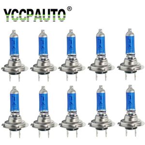 Yccpauto 10Pcs H7 55W Halogeen Koplamp Mistlamp Lampen Wit Warm Wit Amber Halogeen Lamp Voor Auto Fog rijden Lichten 12V