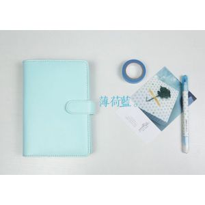 Macaron Leer Spiraal Notebook Originele Office Persoonlijk Dagboek/Week Planner/Agenda Organisator Leuke Ring Briefpapier Bindmiddel A5 A6