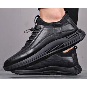 Mannen Casual Schoenen Sneakers Leer Waterdicht Sneakers Wandelschoenen Mens Comfort Waterdichte Schoenen