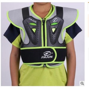 Kind Body Protector Armor Motorjacks Motocross Back Shield Mouwloos Vest Spine Borst Beschermende Gears Jas