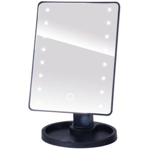 2 Kleuren Led Vergrootglas Professionele Make-Up Spiegels Met Verstelbare Touch Screen Professionele Verlichte Spiegel Beauty Make-Up Tools