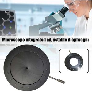Camera Adapter Diafragma Draagbare Optics Iris Lens Microscoop Condensor Lens Metalen Vier Soorten