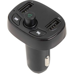 Vodool 12-24V Dual Usb Charger Fm-zender 3.4A Bluetooth Handsfree Car Kit Draadloze Fm Modulator Tf Card U Disk MP3 Speler