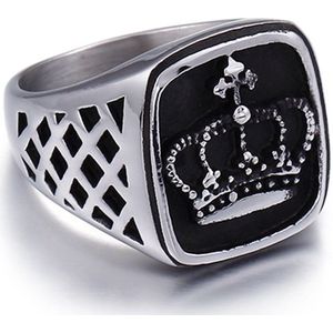 Keizerskroon Ring voor Mannen Classic Rvs Mannelijke Ring Titanium Wedding Ring
