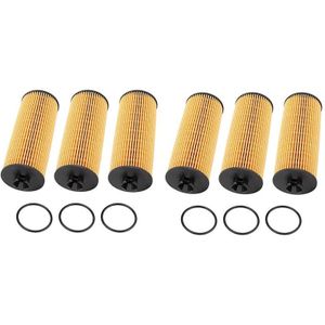 6Pcs Oliefilter 68079744 Past Voor Jeep Grand Cherokee Wrangler Motor Olie Filter