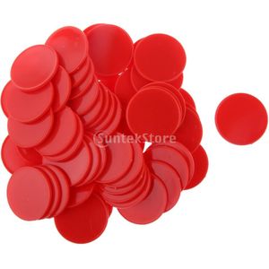 Pak Van 50 Stuks Casino Poker Chips Poker Game Tellers Bordspel Chips Kids Diy Craft Chips 40 Mm