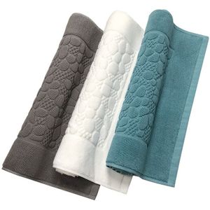 Witte vloer handdoek geplaveide voet parten hotel home grijs badkamer mat badmatten katoen antislip wateropname bad handdoeken